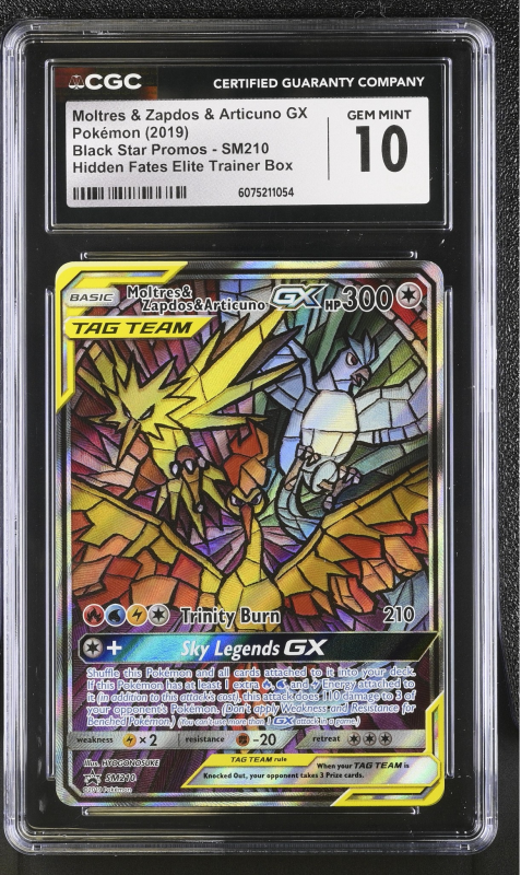 Moltres and Zapdos and Articuno GX (PROMO) : SM210 BLACK STAR PROMO ...