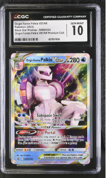 Origin Forme Palkia VSTAR (PROMO) : SWSH254 BLACK STAR PROMO - CERTIFIED GUARANTY COMPANY Graded Card - 10 GEM MINT