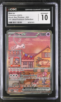 Mew GX (PROMO) : SVP053 BLACK STAR PROMO - CERTIFIED GUARANTY COMPANY Graded Card - 10 GEM MINT