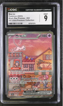 Mew GX (PROMO) : SVP053 BLACK STAR PROMO - CERTIFIED GUARANTY COMPANY Graded Card - 9 MINT
