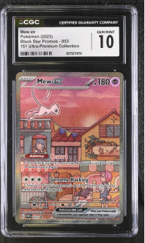 Mew GX (PROMO) : SVP053 BLACK STAR PROMO - CERTIFIED GUARANTY COMPANY Graded Card - 10 GEM MINT