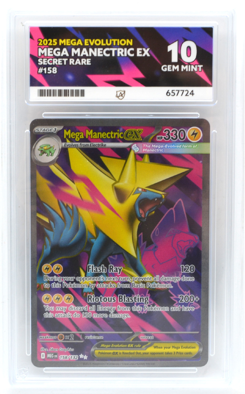 cheryl rainbow rare pokemon card Team Rocket's Mewtwo ex Secret Rare Destined Rivals 213/182, NM Pokemo main image 1