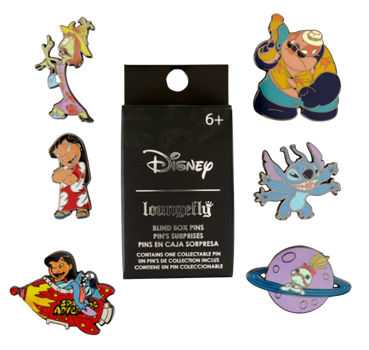 Blind Box Enamel Pins - Lilo & Stitch Space Adventure