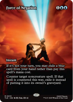 Force of Negation single card from Magic: the Gathering