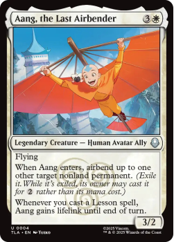 Aang, the Last Airbender single card from Magic: the Gathering