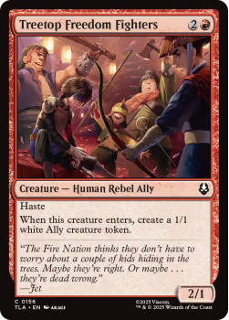 Treetop Freedom Fighters single card from Magic: the Gathering