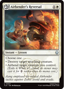 Airbender's Reversal single card from Magic: the Gathering