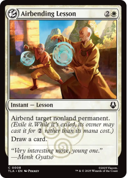 Airbending Lesson single card from Magic: the Gathering