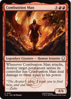 Combustion Man single card from Magic: the Gathering