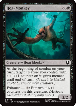 Hog-Monkey single card from Magic: the Gathering