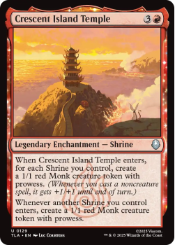 Crescent Island Temple single card from Magic: the Gathering
