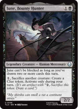 June, Bounty Hunter single card from Magic: the Gathering