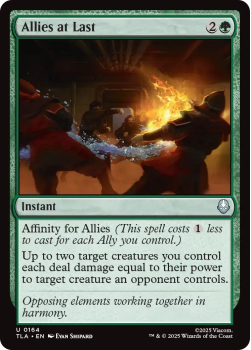 Allies at Last single card from Magic: the Gathering