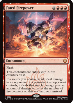 Fated Firepower single card from Magic: the Gathering