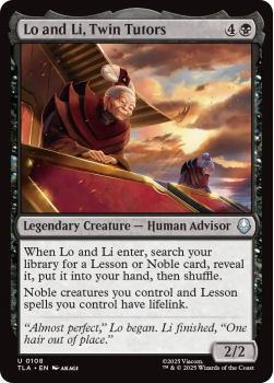 Lo and Li, Twin Tutors single card from Magic: the Gathering