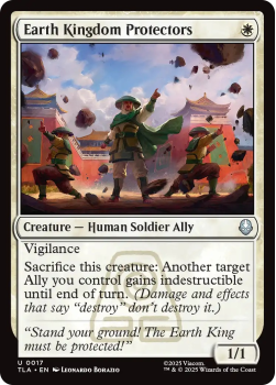 Earth Kingdom Protectors single card from Magic: the Gathering