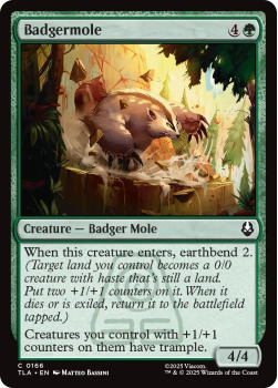 Badgermole single card from Magic: the Gathering