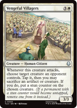 Vengeful Villagers single card from Magic: the Gathering