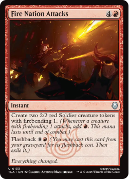 Fire Nation Attacks single card from Magic: the Gathering