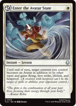 Enter the Avatar State single card from Magic: the Gathering