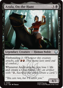 Azula, On the Hunt single card from Magic: the Gathering