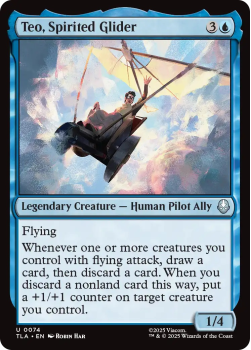 Teo, Spirited Glider single card from Magic: the Gathering