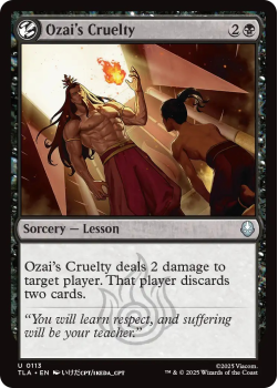 Ozai's Cruelty single card from Magic: the Gathering
