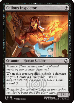 Callous Inspector single card from Magic: the Gathering