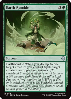 Earth Rumble single card from Magic: the Gathering