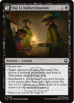 Dai Li Indoctrination single card from Magic: the Gathering