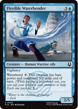 Flexible Waterbender single card from Magic: the Gathering