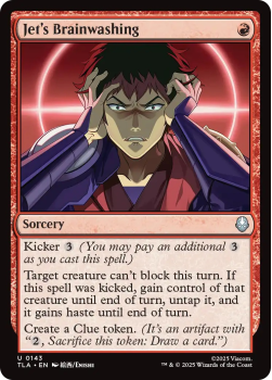 Jet's Brainwashing single card from Magic: the Gathering