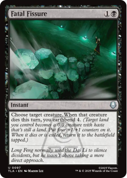 Fatal Fissure single card from Magic: the Gathering