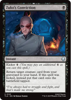 Zuko's Conviction single card from Magic: the Gathering