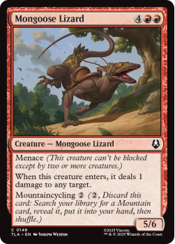Mongoose Lizard single card from Magic: the Gathering