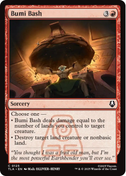 Bumi Bash single card from Magic: the Gathering
