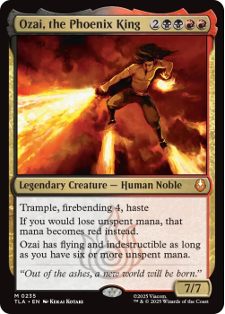 Ozai, the Phoenix King single card from Magic: the Gathering
