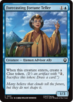 Forecasting Fortune Teller single card from Magic: the Gathering