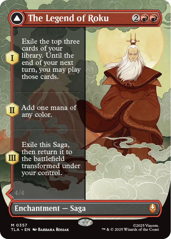The Legend of Roku // Avatar Roku (BORDERLESS) (FOIL) : 0357 AVATAR ...