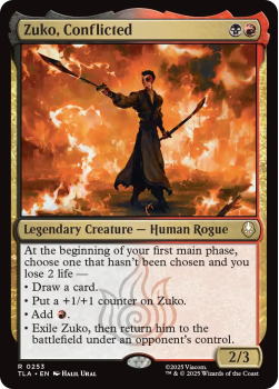 Zuko, Conflicted single card from Magic: the Gathering