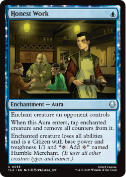Honest Work single card from Magic: the Gathering