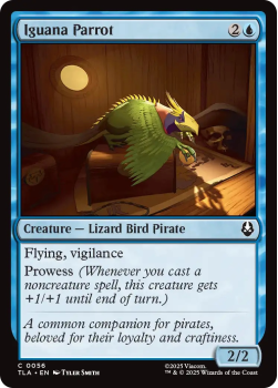 Iguana Parrot single card from Magic: the Gathering