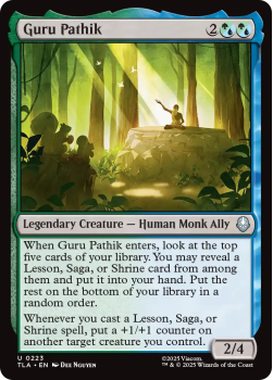Guru Pathik single card from Magic: the Gathering