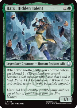 Haru, Hidden Talent single card from Magic: the Gathering