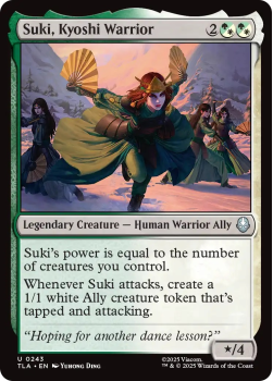Suki, Kyoshi Warrior single card from Magic: the Gathering
