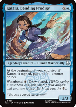 Katara, Bending Prodigy single card from Magic: the Gathering