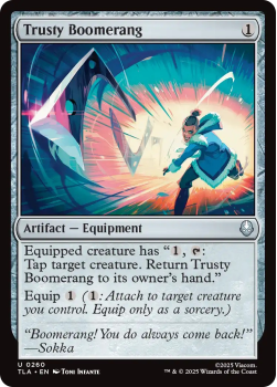Trusty Boomerang single card from Magic: the Gathering