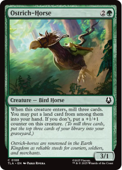 Ostrich-Horse single card from Magic: the Gathering