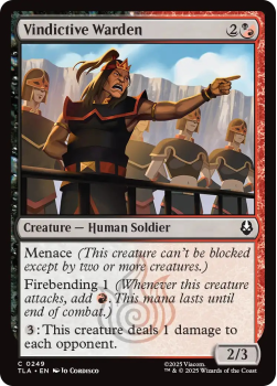 Vindictive Warden single card from Magic: the Gathering
