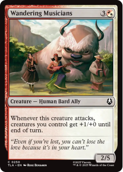 Wandering Musicians single card from Magic: the Gathering